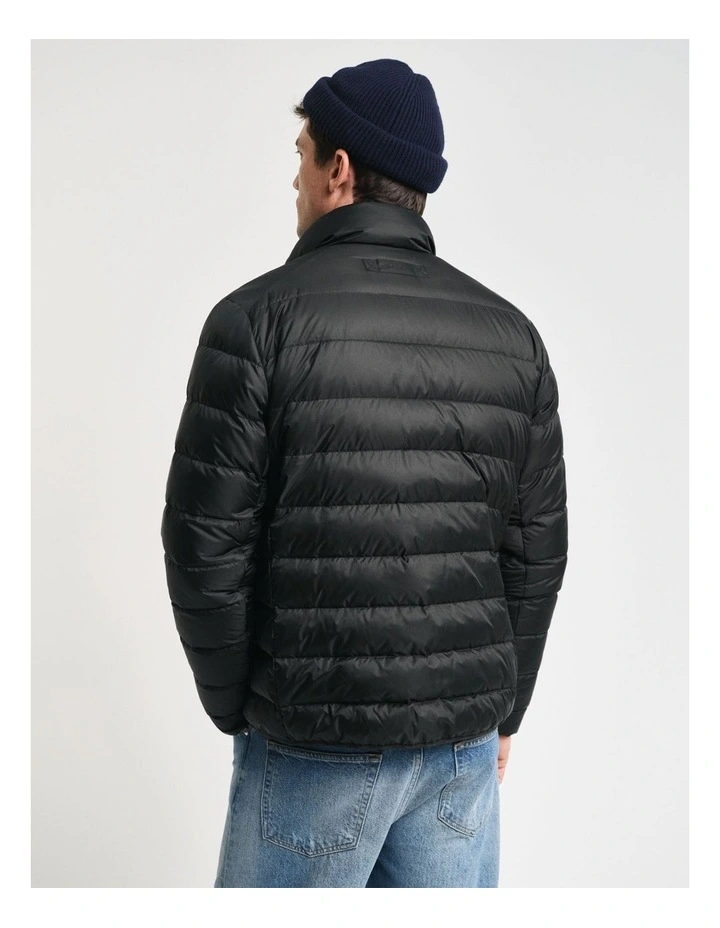 Light Down Jacket in Black image 3