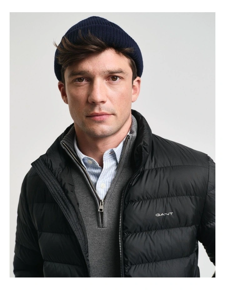 Light Down Jacket in Black image 4