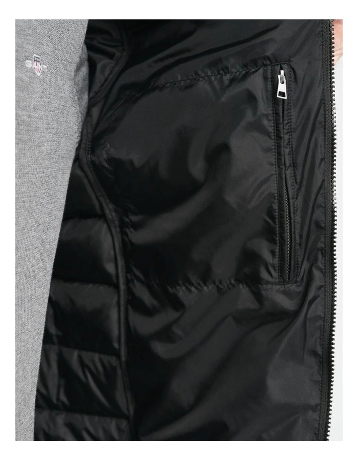 Light Down Jacket in Black image 6