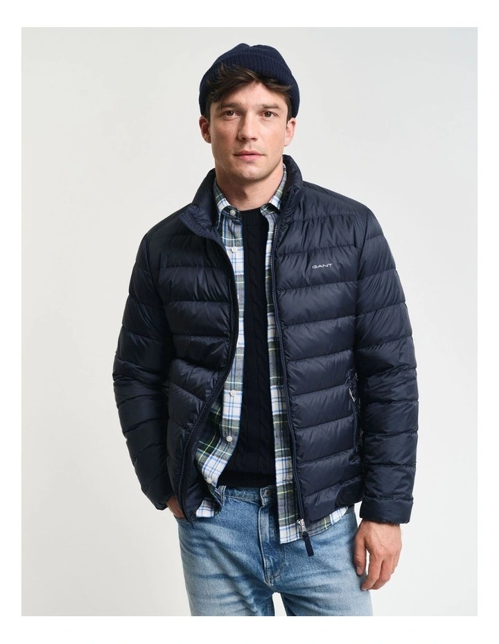 Light Down Jacket in Evening Blue image 1