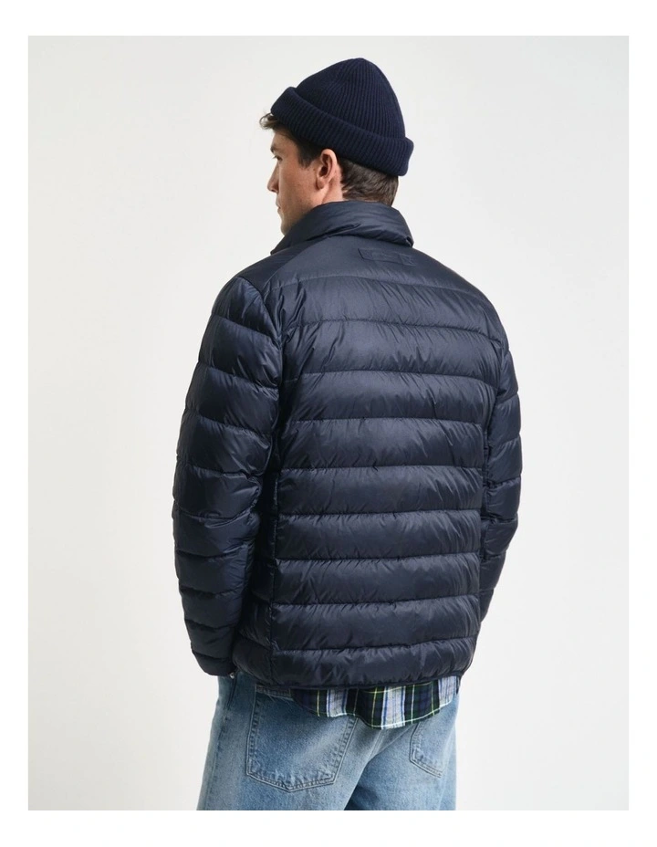 Light Down Jacket in Evening Blue image 3
