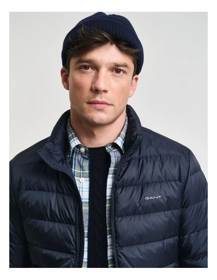 Light Down Jacket in Evening Blue image 4