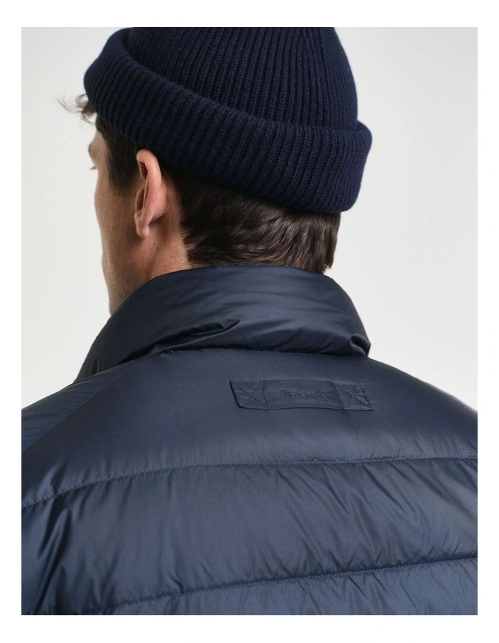 Light Down Jacket in Evening Blue image 5