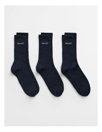 3-Pack Sport Socks in Marine