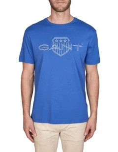 Logo Short Sleeve T-Shirt in Rich Blue