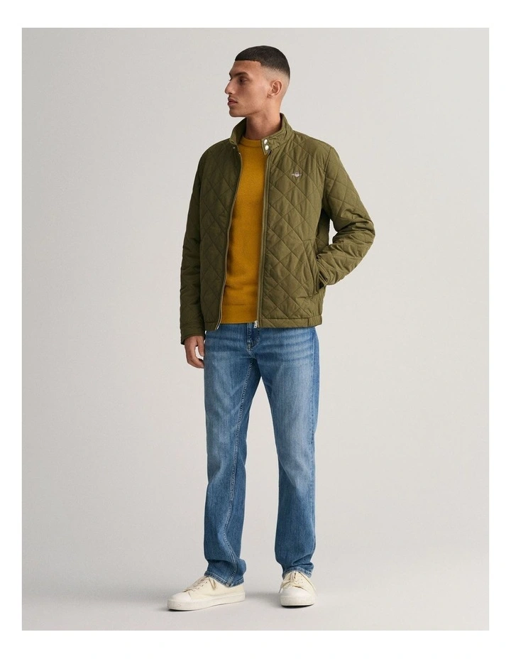 Gant Quilted Windcheater In Juniper Green MYER Gant Quilted Windcheater In Juniper Green MYER