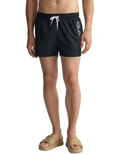 Lightweight Swim Shorts in Black