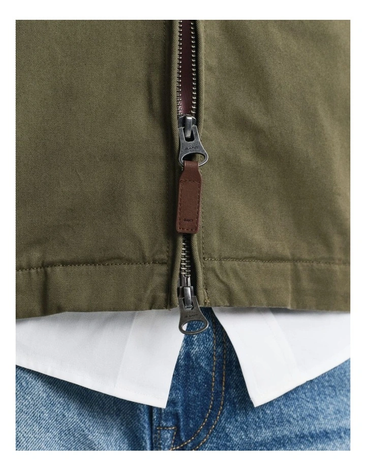 Cotton Windcheater Jacket in Juniper Green image 6