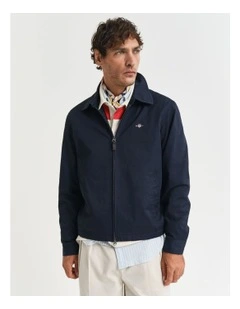 Cotton Windcheater Jacket in Evening Blue