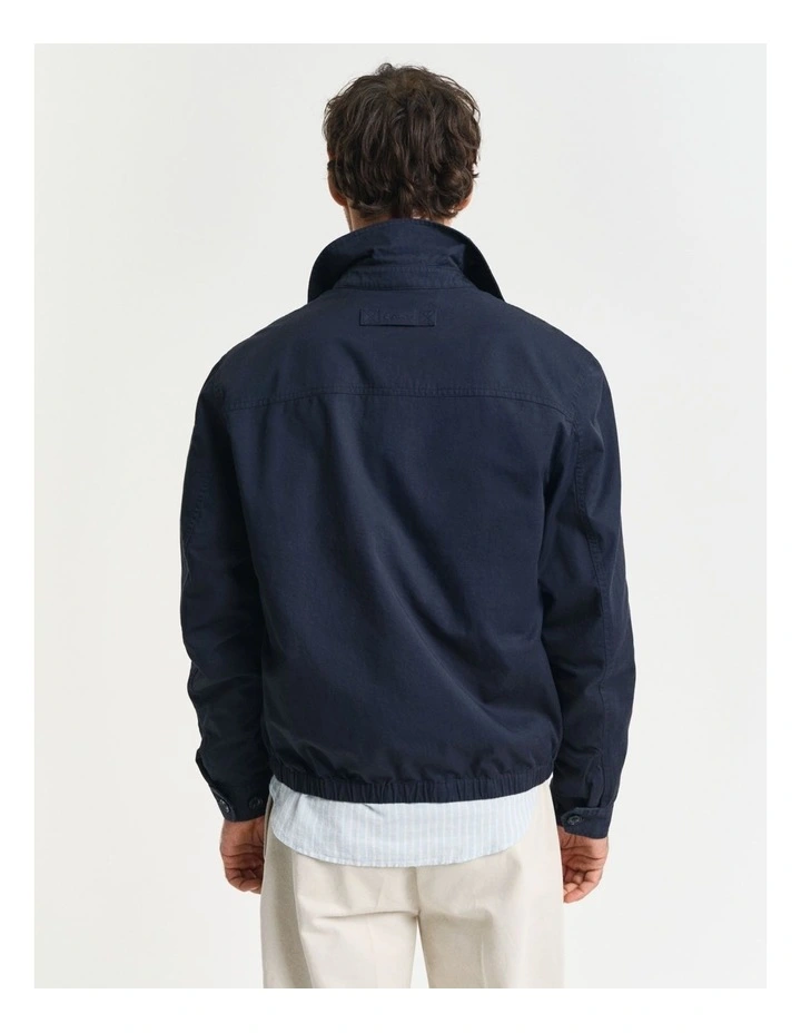 Cotton Windcheater Jacket in Evening Blue image 2