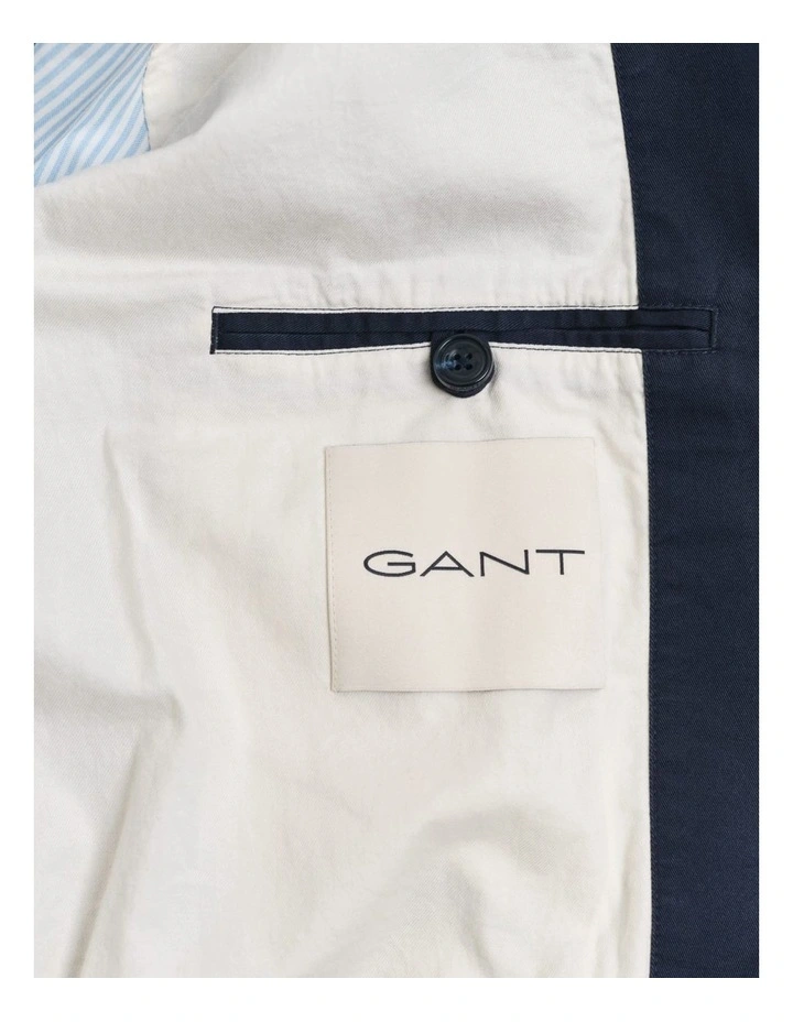 Cotton Windcheater Jacket in Evening Blue image 6