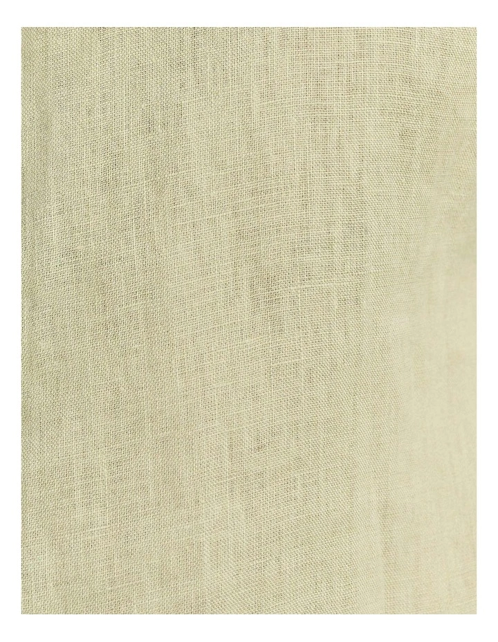 Cooper Linen Shirt in Green image 6