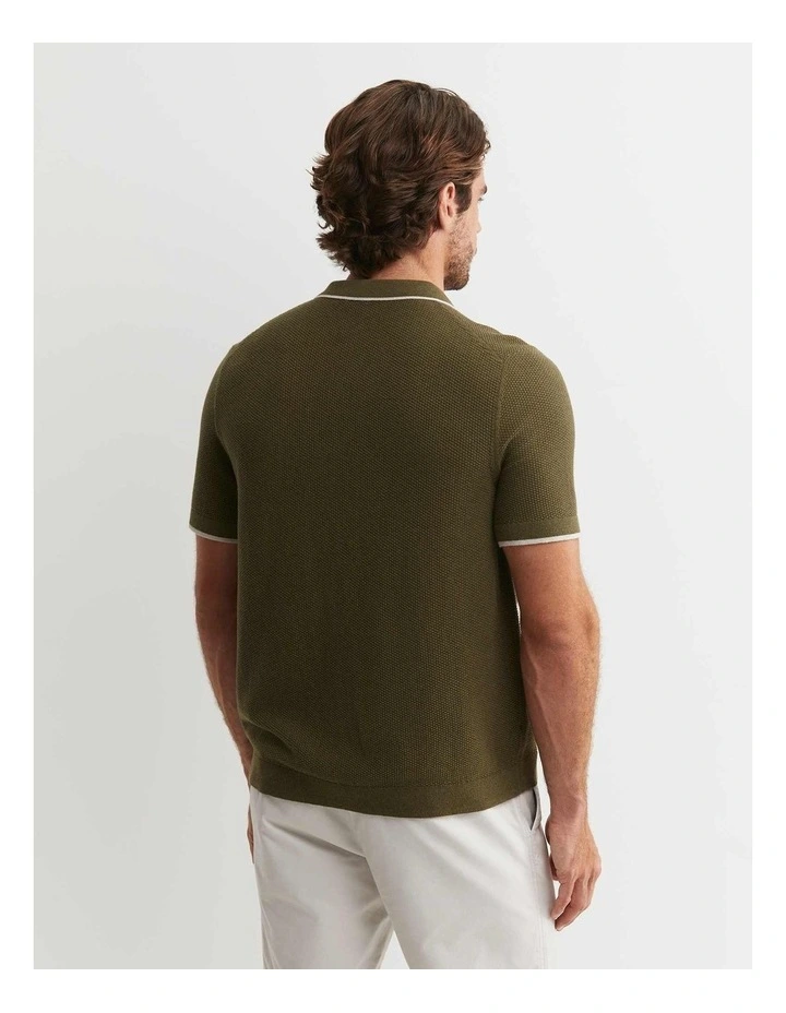 Supple Short Sleeve Shirt in Khaki