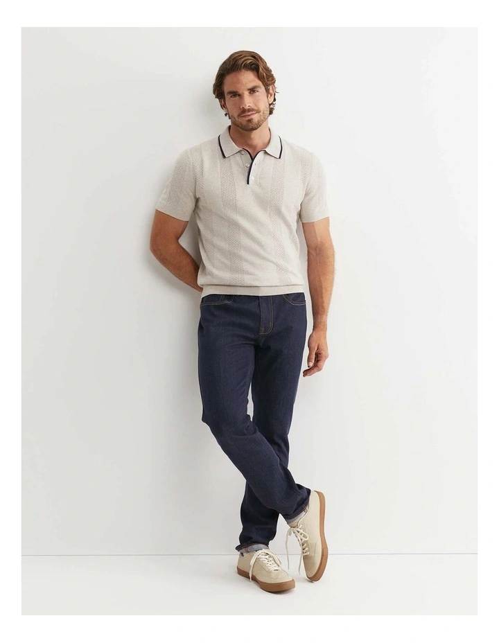 Luka Short Sleeve Knit Polo image 3