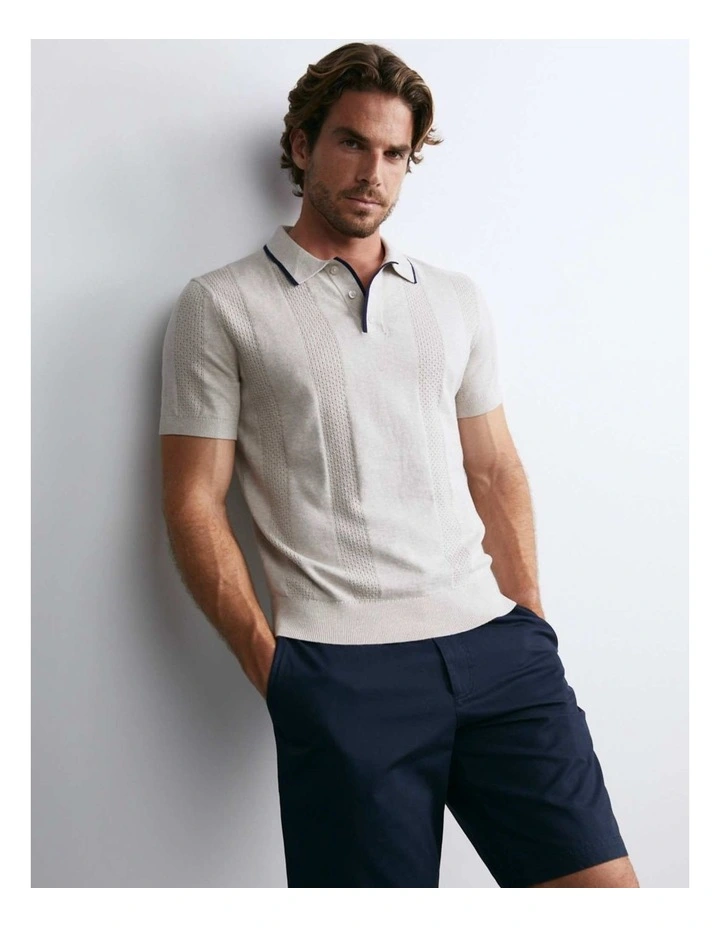 Luka Short Sleeve Knit Polo image 4