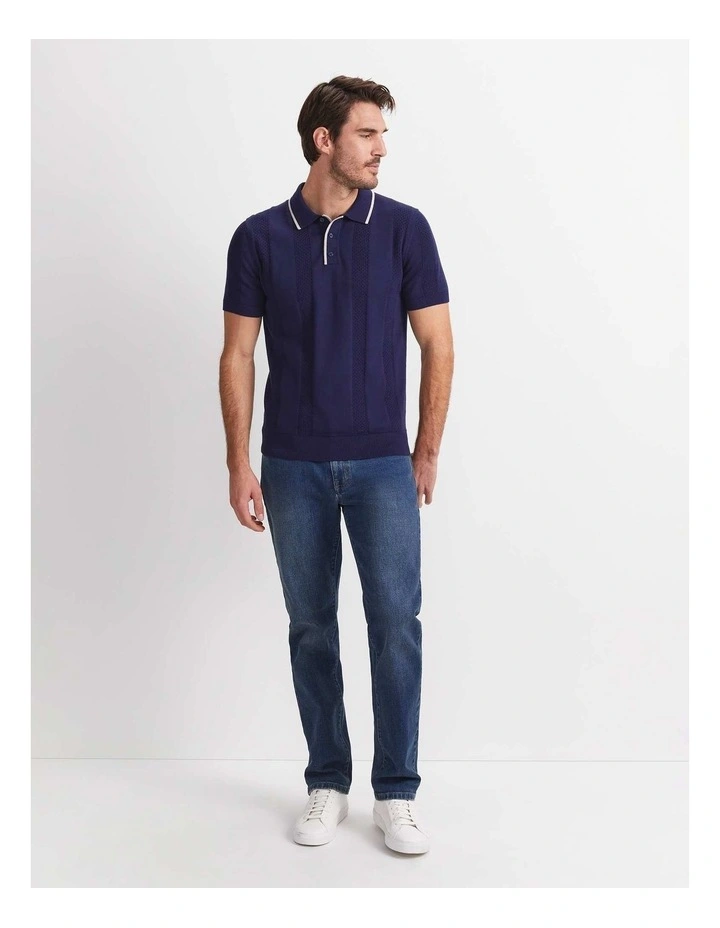Luka Short Sleeve Knit Polo image 3