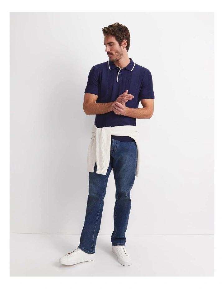 Luka Short Sleeve Knit Polo image 5