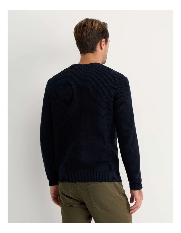 Finn Rib Crew Neck Knit image 2