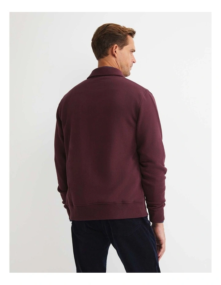 Collared Zip Sweat image 4