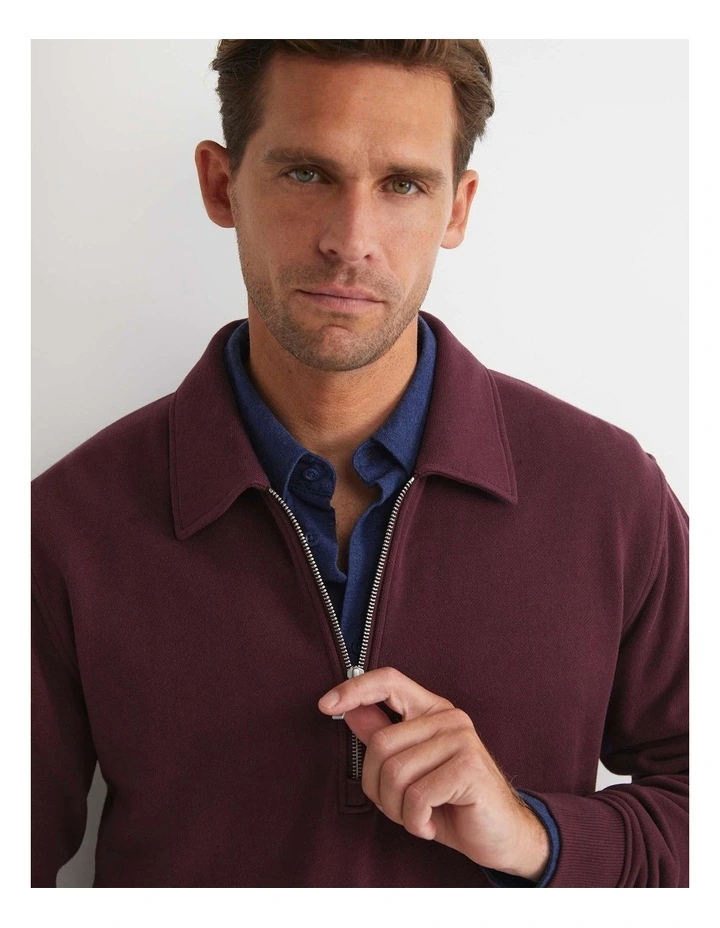 Collared Zip Sweat image 5