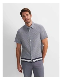 Brett Short Sleeve Print Shirt