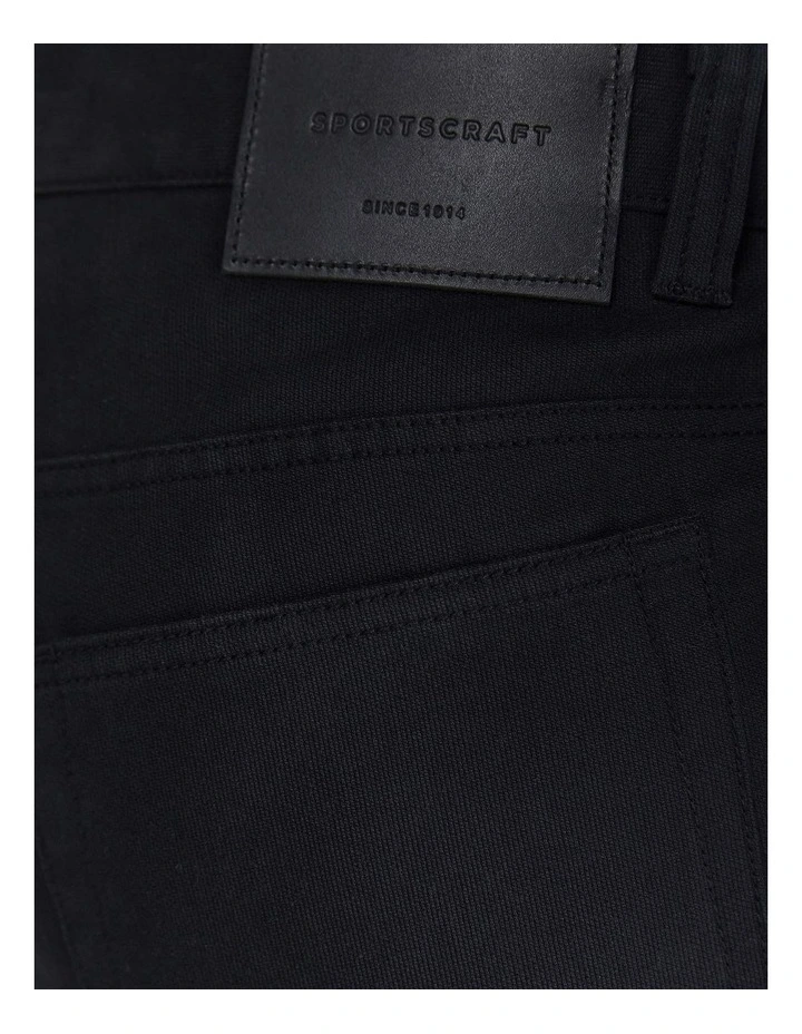 Tapered Bedford Jean in Black image 5