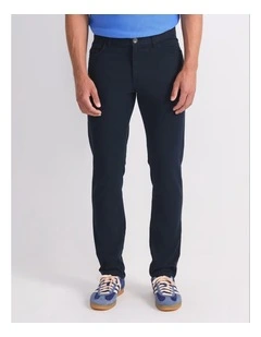 Tapered Bedford Jeans in Blue