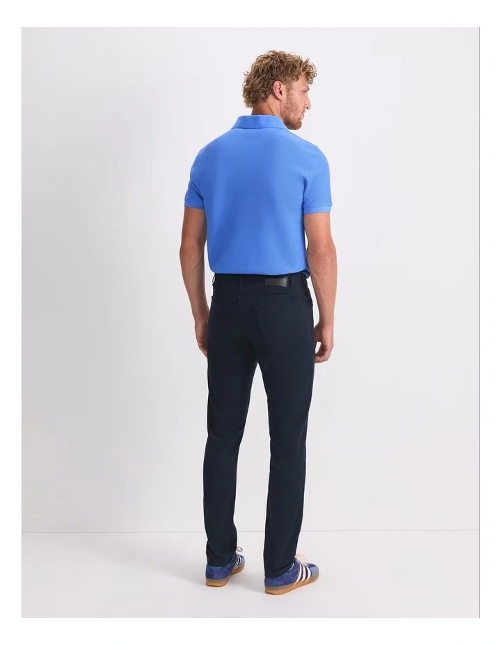 Tapered Bedford Jeans in Blue image 2