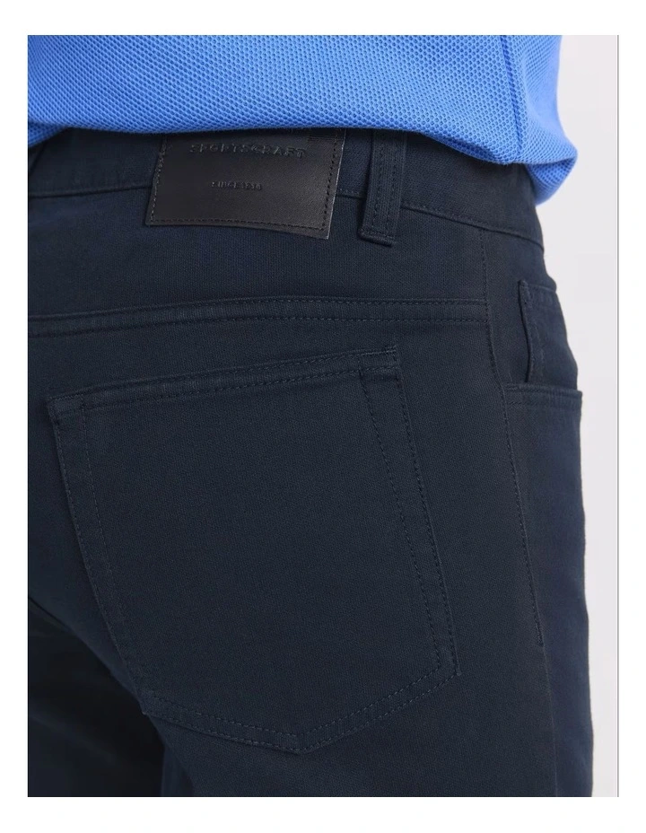 Tapered Bedford Jeans in Blue image 6