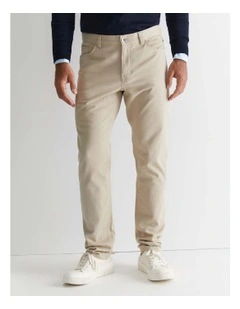 Tapered Bedford Jean in Sand