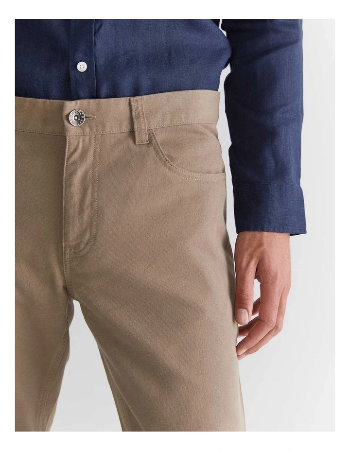 Tapered Bedford Jean in Fatigue image 3