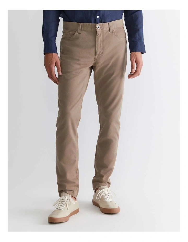 Tapered Bedford Jean in Fatigue image 4