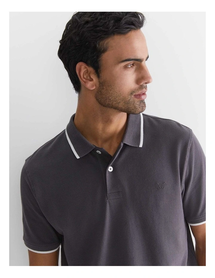 SC Tipped Pique Polo image 3