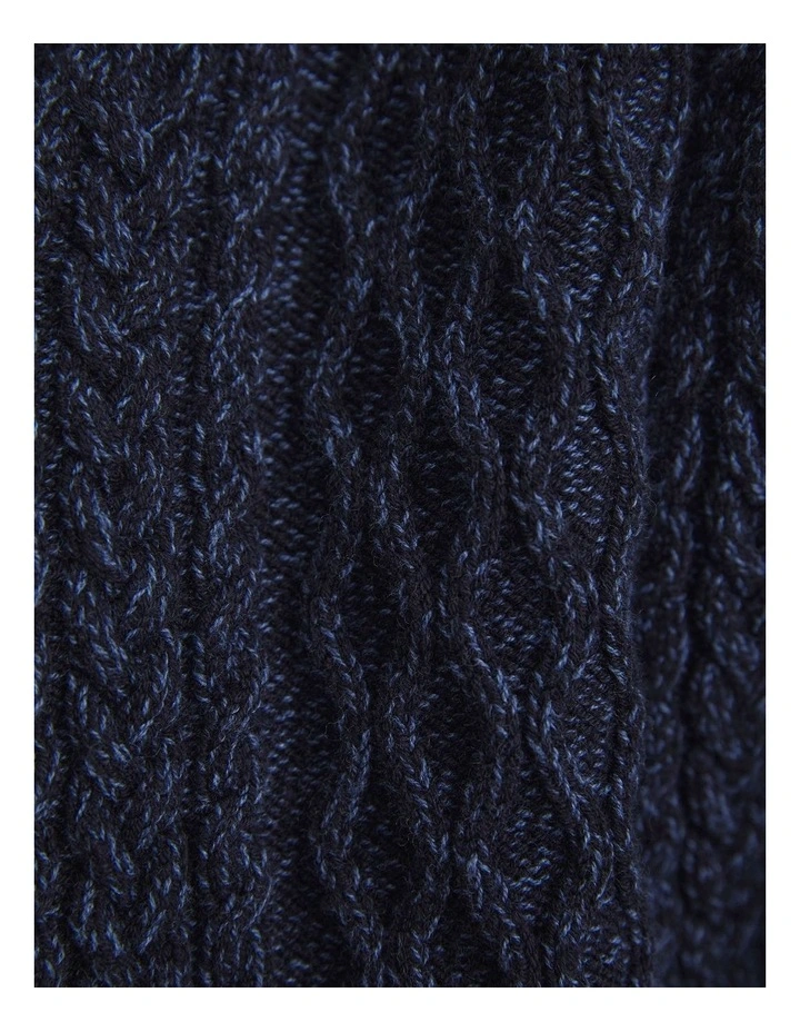 Joshua Cable Cardigan in Navy image 4