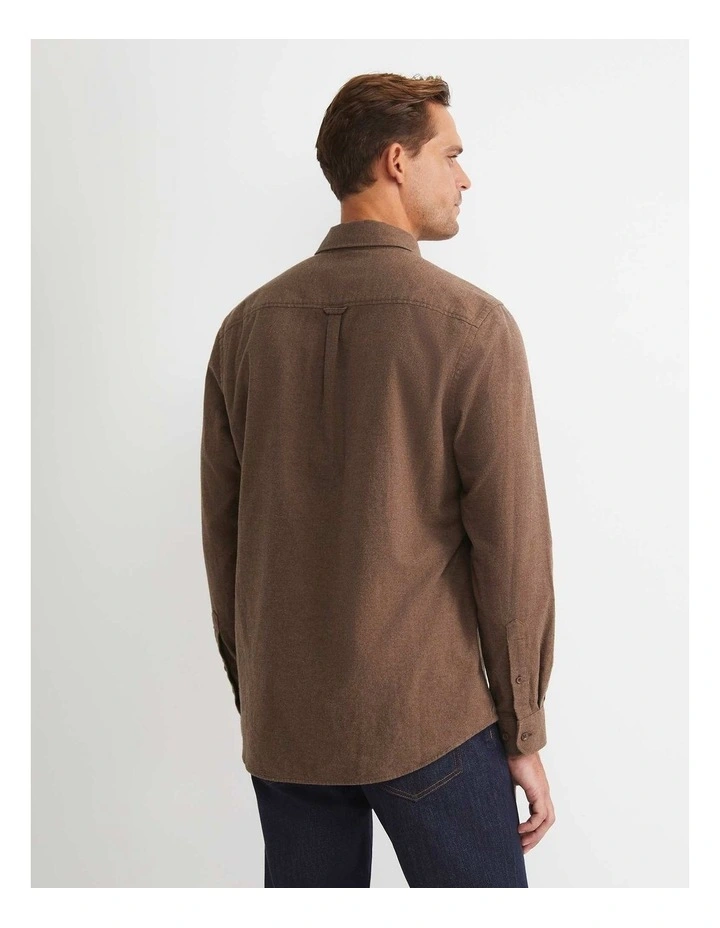 Jarron Long Sleeve Shirt in Cafe Melange image 2