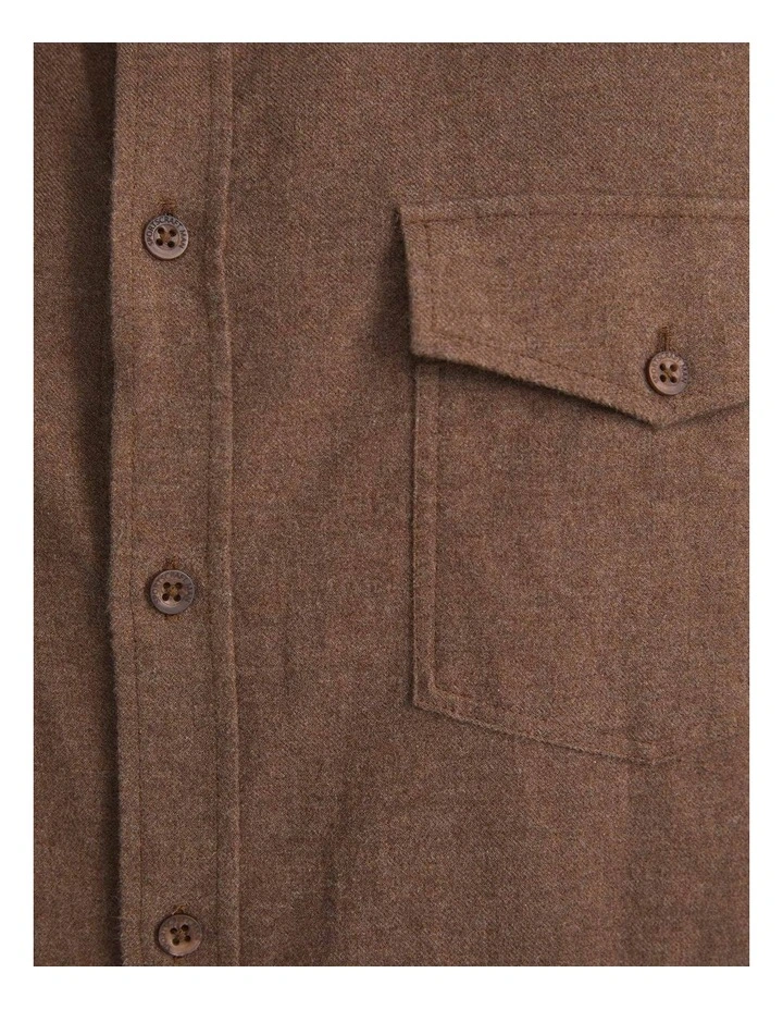 Jarron Long Sleeve Shirt in Cafe Melange image 6