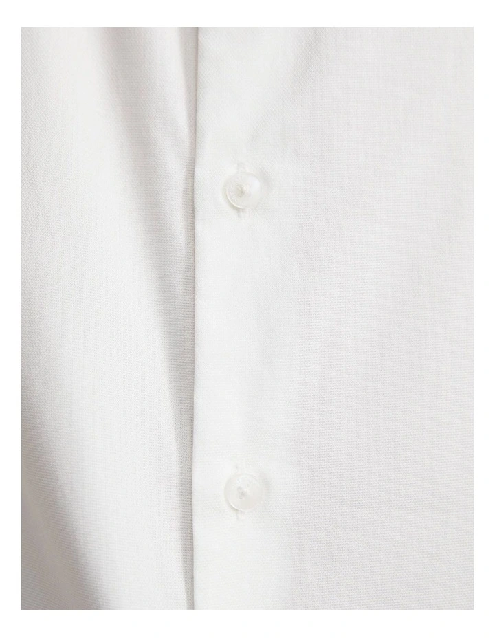 Emile Long Sleeve Dress Shirt in White image 6
