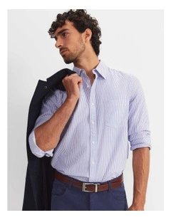 Oxford Stripe Long Sleeve Shirt