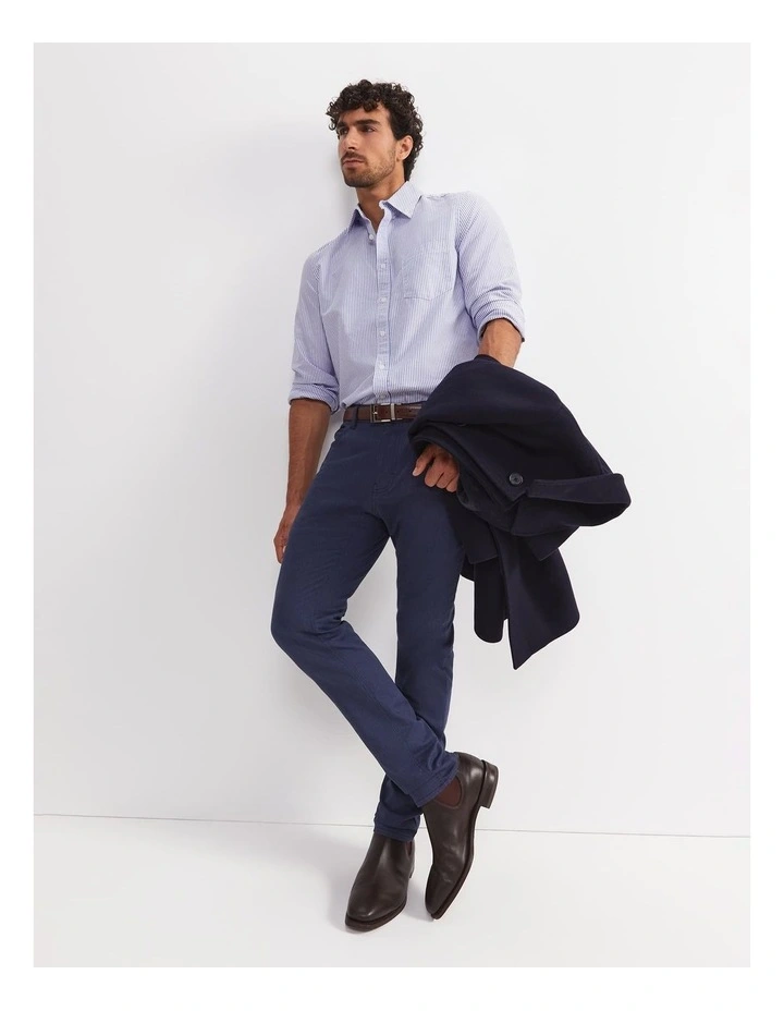 Oxford Stripe Long Sleeve Shirt image 3