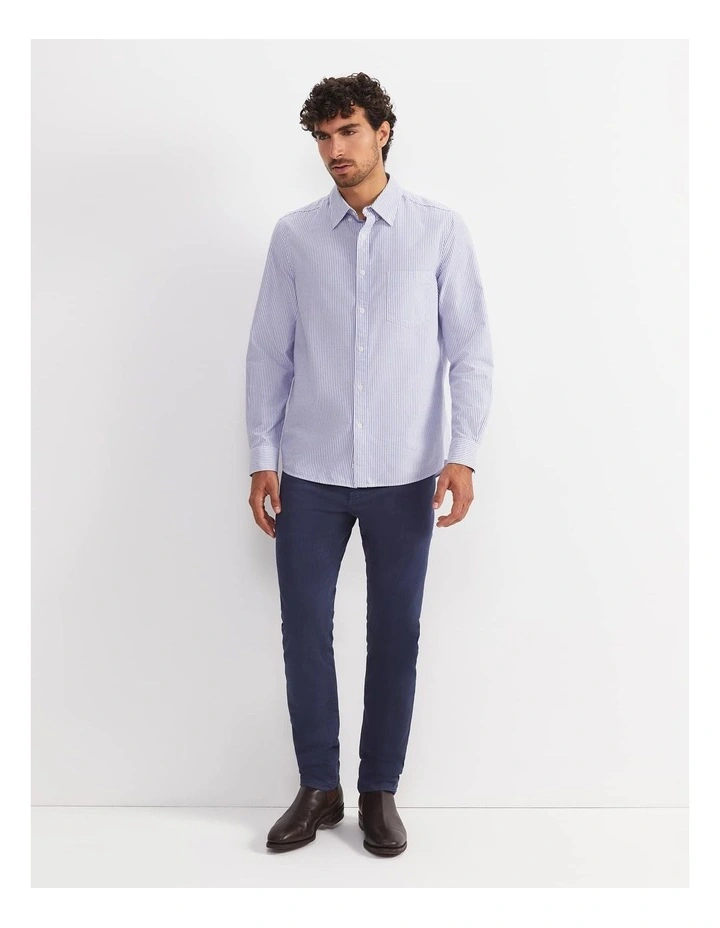 Oxford Stripe Long Sleeve Shirt image 4