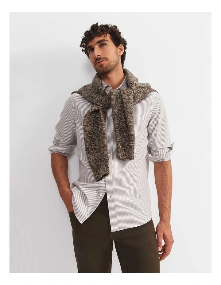 Oxford Stripe Long Sleeve Shirt image 1