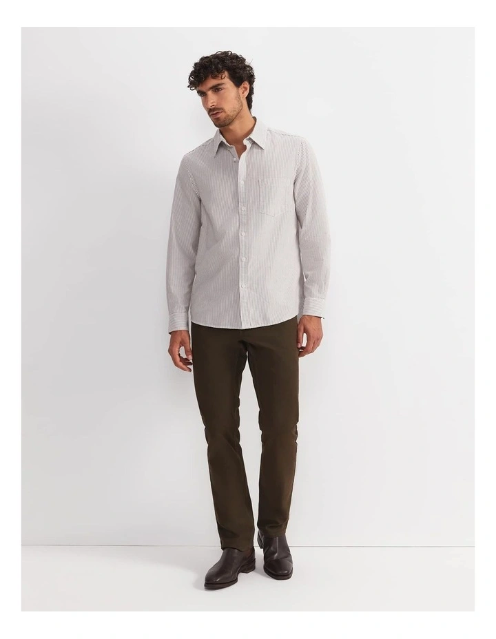 Oxford Stripe Long Sleeve Shirt image 3