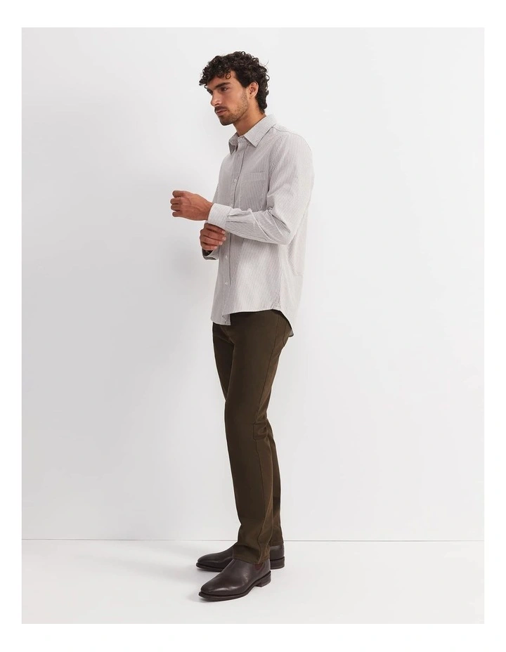 Oxford Stripe Long Sleeve Shirt image 4