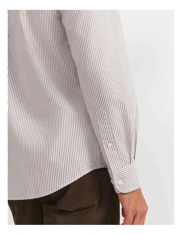 Oxford Stripe Long Sleeve Shirt image 5