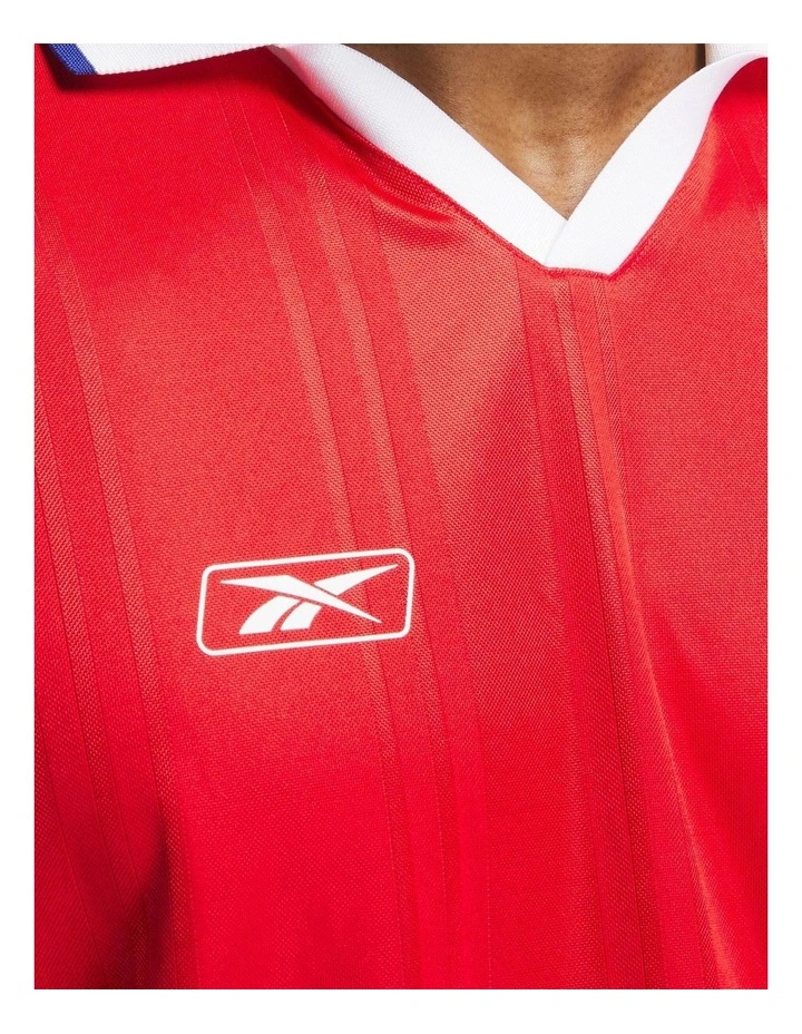 Obey Jersey Tops In Vector Red image 4
