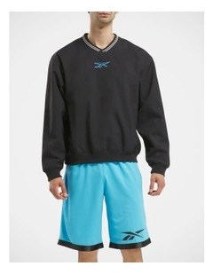 Cl Uniform Lined Woven Crew in Black