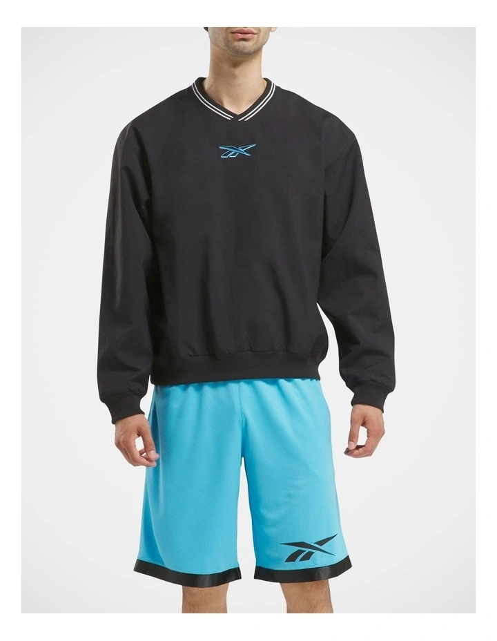 Cl Uniform Lined Woven Crew in Black image 1