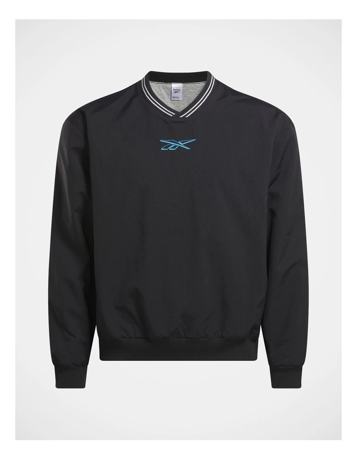 Cl Uniform Lined Woven Crew in Black image 4