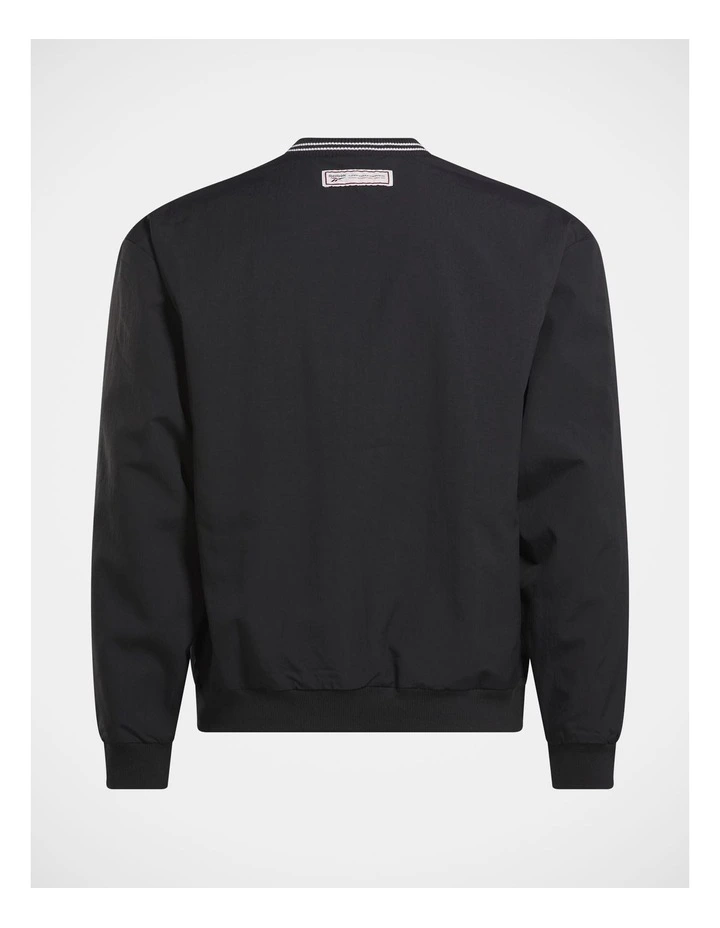 Cl Uniform Lined Woven Crew in Black image 5