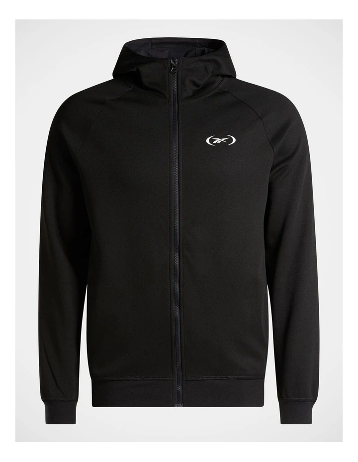 Reebok Hoopwear Full Zip In Black image 6
